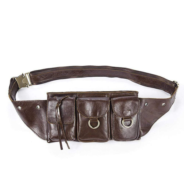 Rossie Viren  Vintage Brown Waist  Shoulder Bag-0