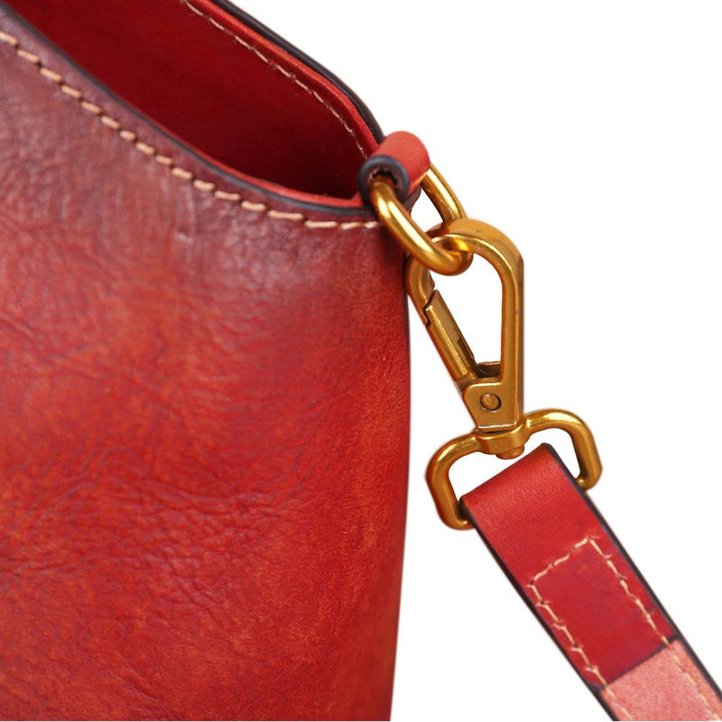 Women Vintage Leather Handbag Shoulder Purse Satchel Tote Crossbody Bag-13