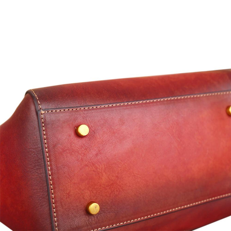Women Vintage Leather Handbag Shoulder Purse Satchel Tote Crossbody Bag-14