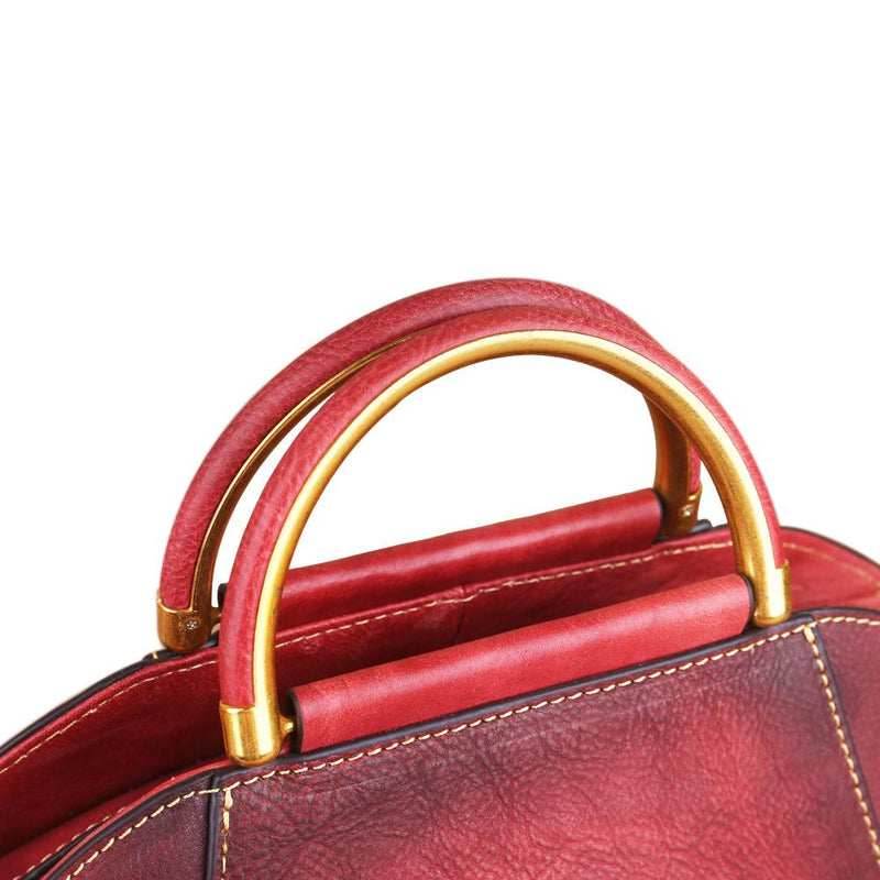 Women Vintage Leather Handbag Shoulder Purse Satchel Tote Crossbody Bag-15