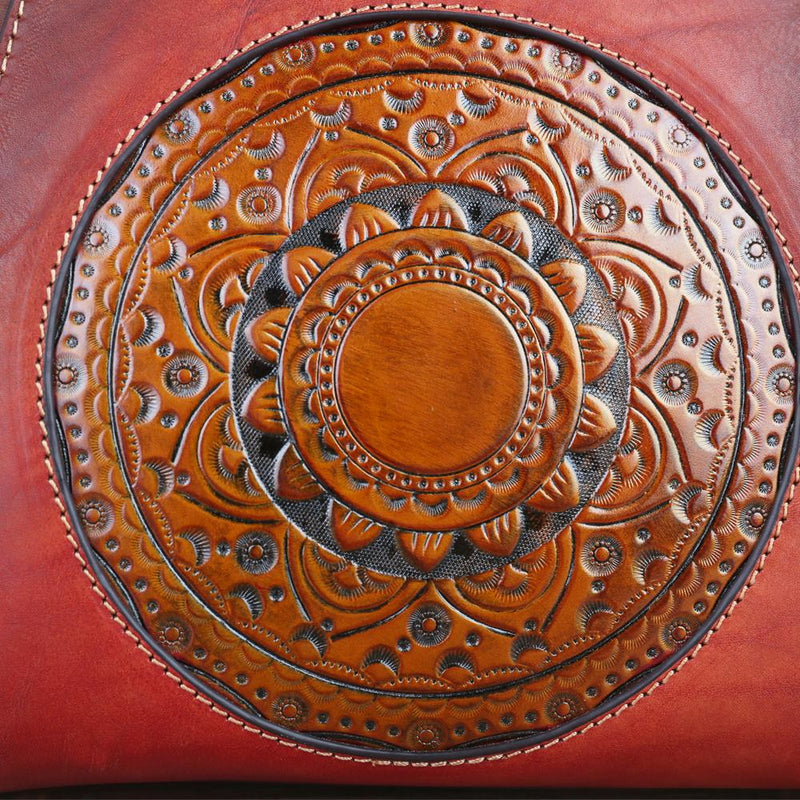 Women Vintage Leather Handbag Shoulder Purse Satchel Tote Crossbody Bag-16