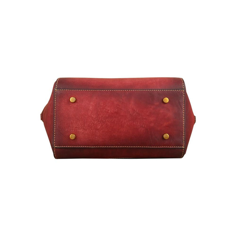 Women Vintage Leather Handbag Shoulder Purse Satchel Tote Crossbody Bag-4