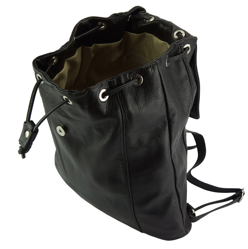 Ginevra leather Backpack-8
