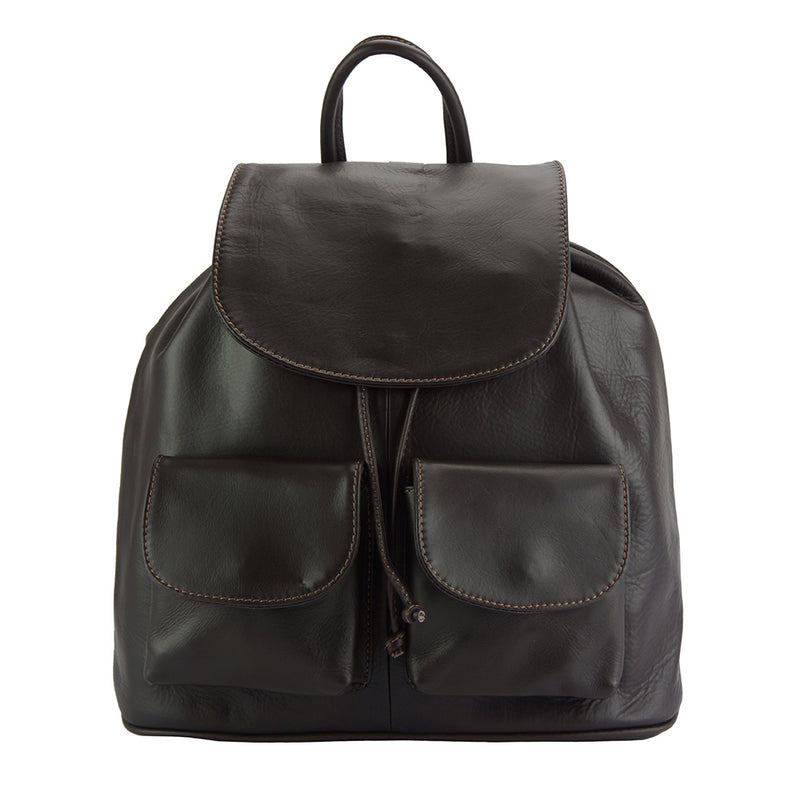Irene leather Backpack-10