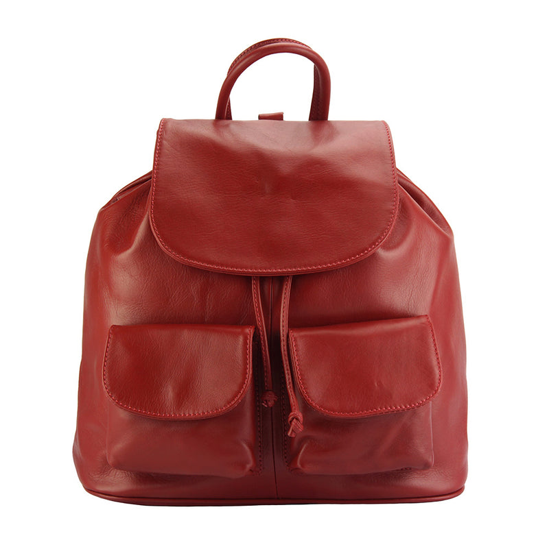 Irene leather Backpack-11