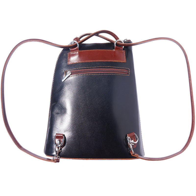 Daria Leather backpack-shoulder bag-10