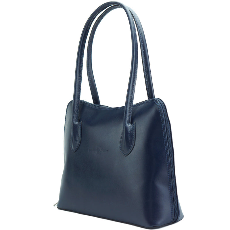 Claudia leather shoulder bag-10