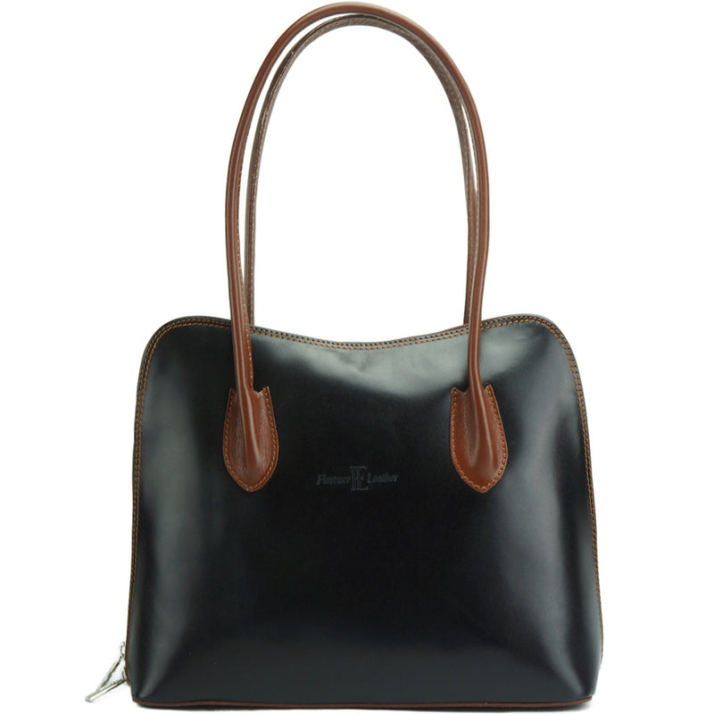 Claudia leather shoulder bag-13