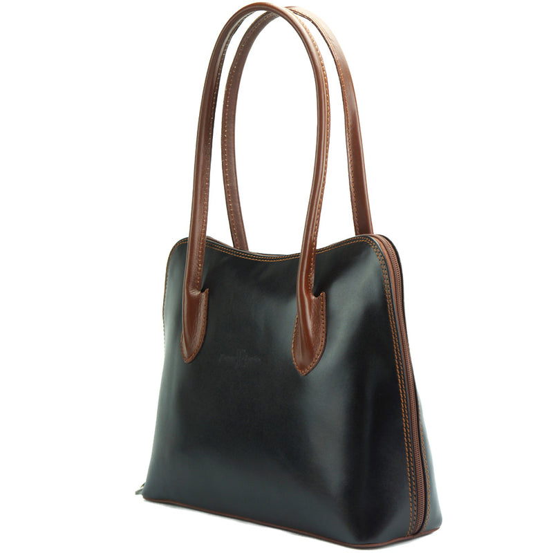 Claudia leather shoulder bag-5