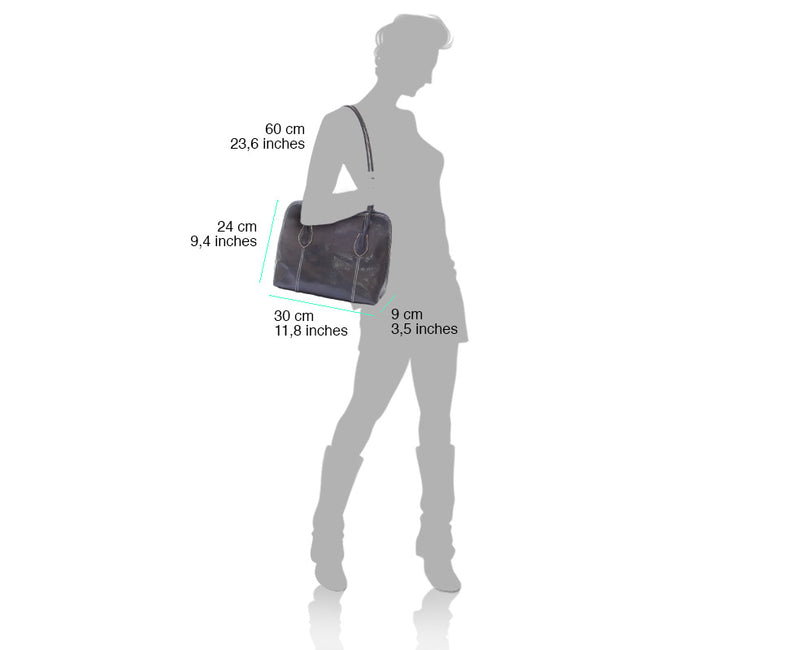 Claudia leather shoulder bag-3