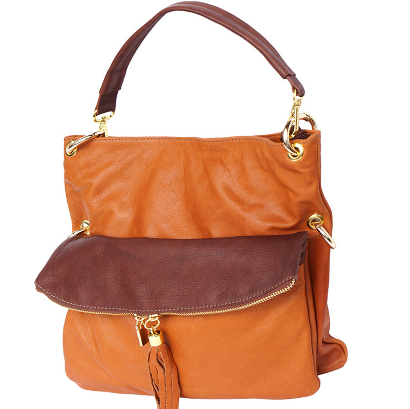 Monica leather shoulder bag-7