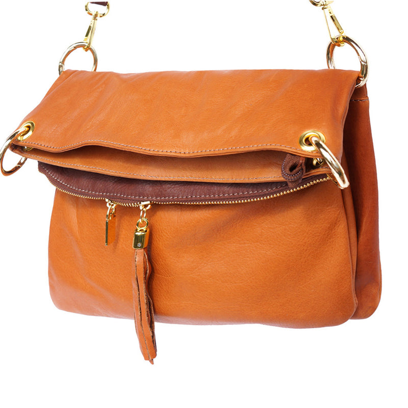 Monica leather shoulder bag-5