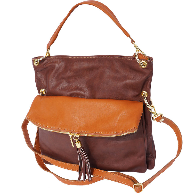 Monica leather shoulder bag-12