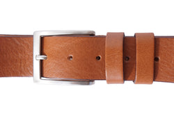 Plain Leather belt-0