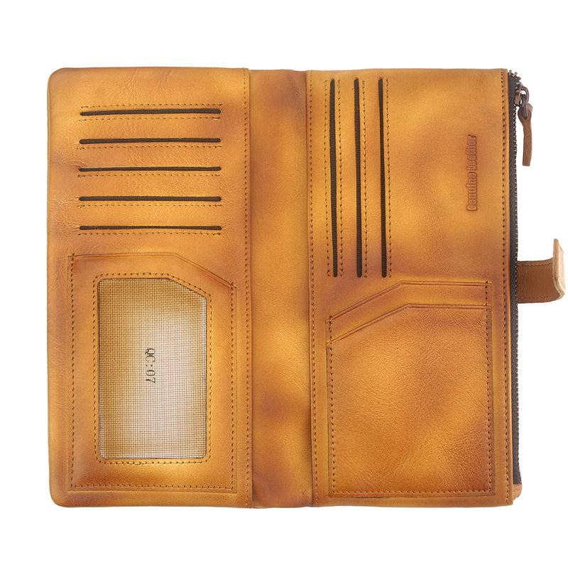 Wallet Agostino in vintage leather-4