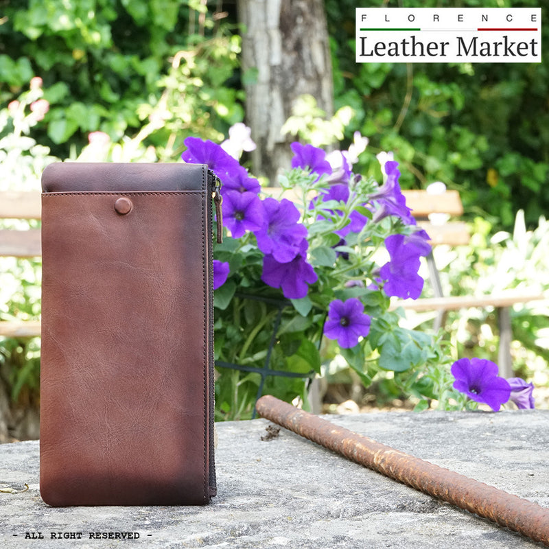 Wallet Adele in vintage leather-3