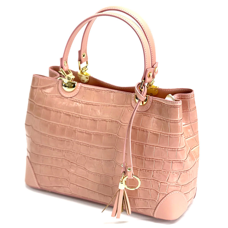 Irma leather Handbag-7