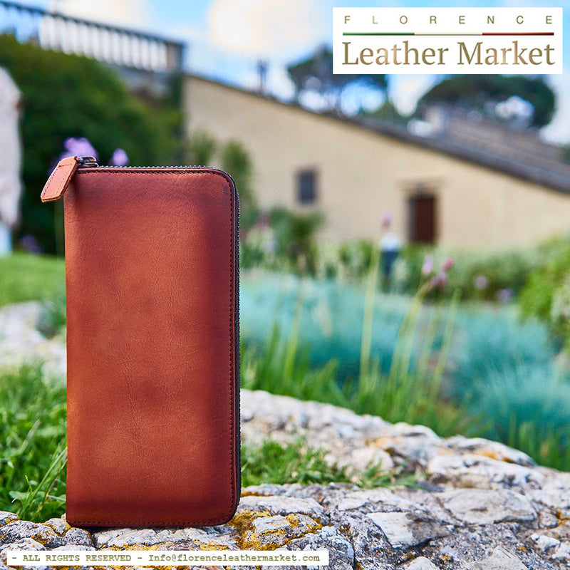 Clemenza Vintage leather wallet-5