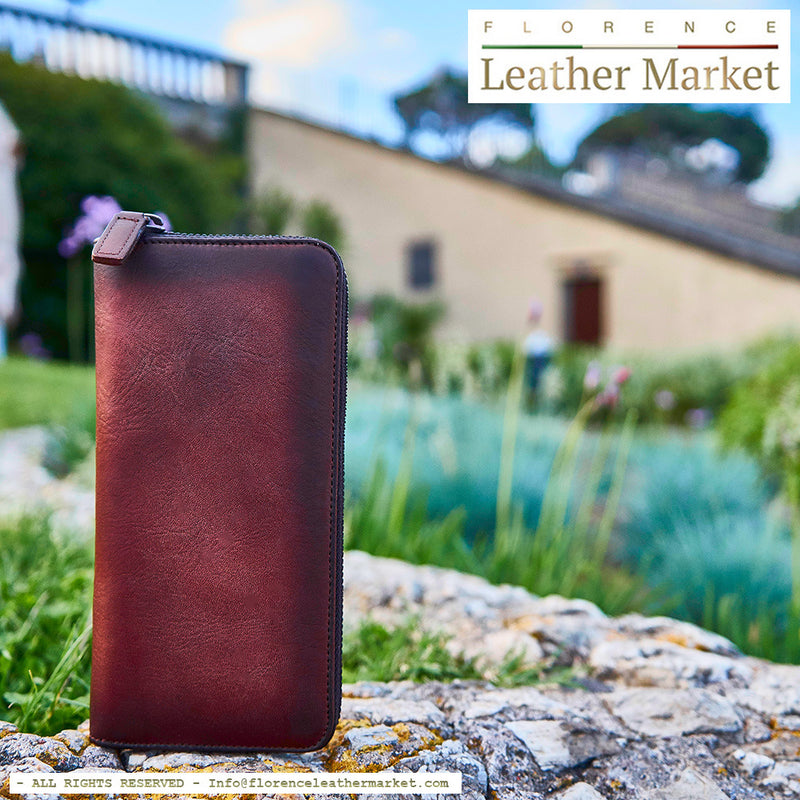 Clemenza Vintage leather wallet-11