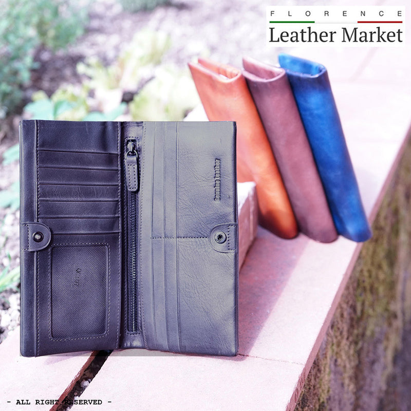Wallet Bernardo in vintage leather-3