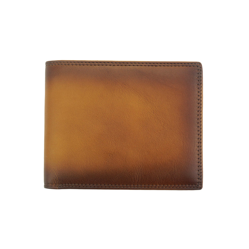 Wallet Attilio in vintage leather-0
