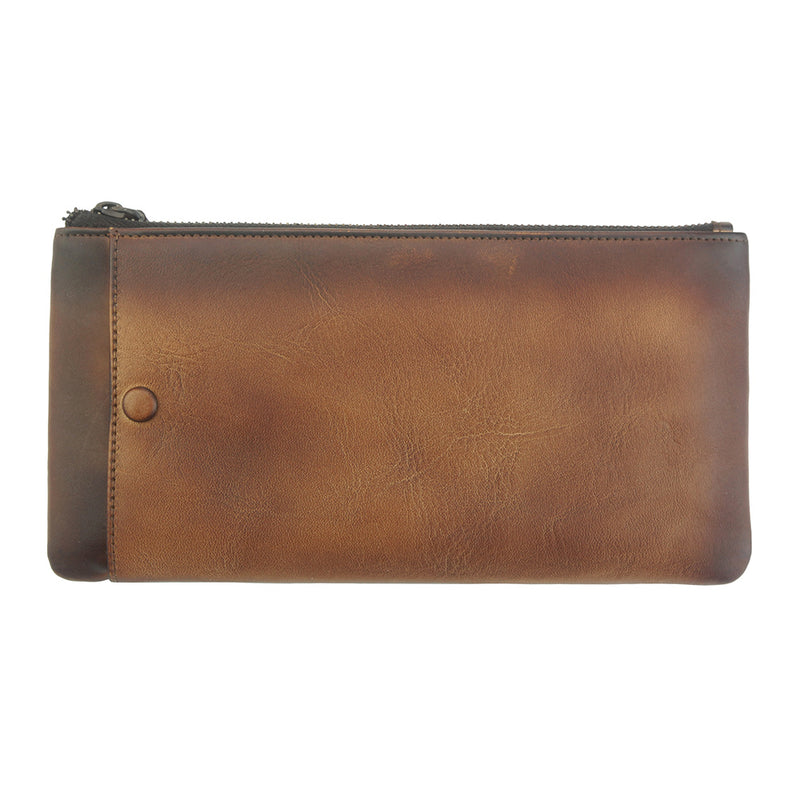 Wallet Adele in vintage leather-1