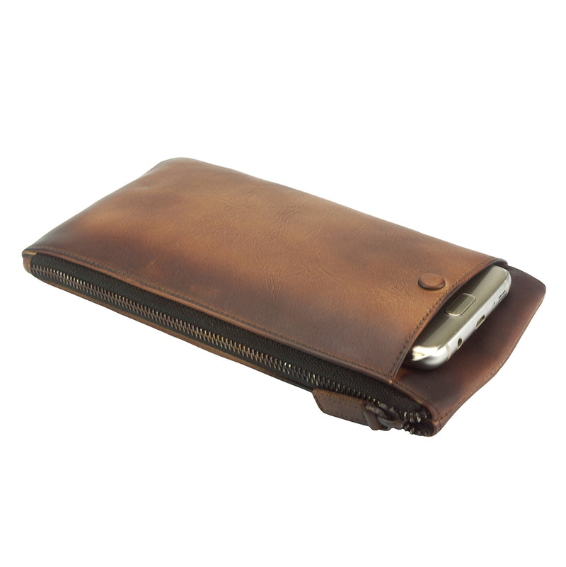 Wallet Adele in vintage leather-15