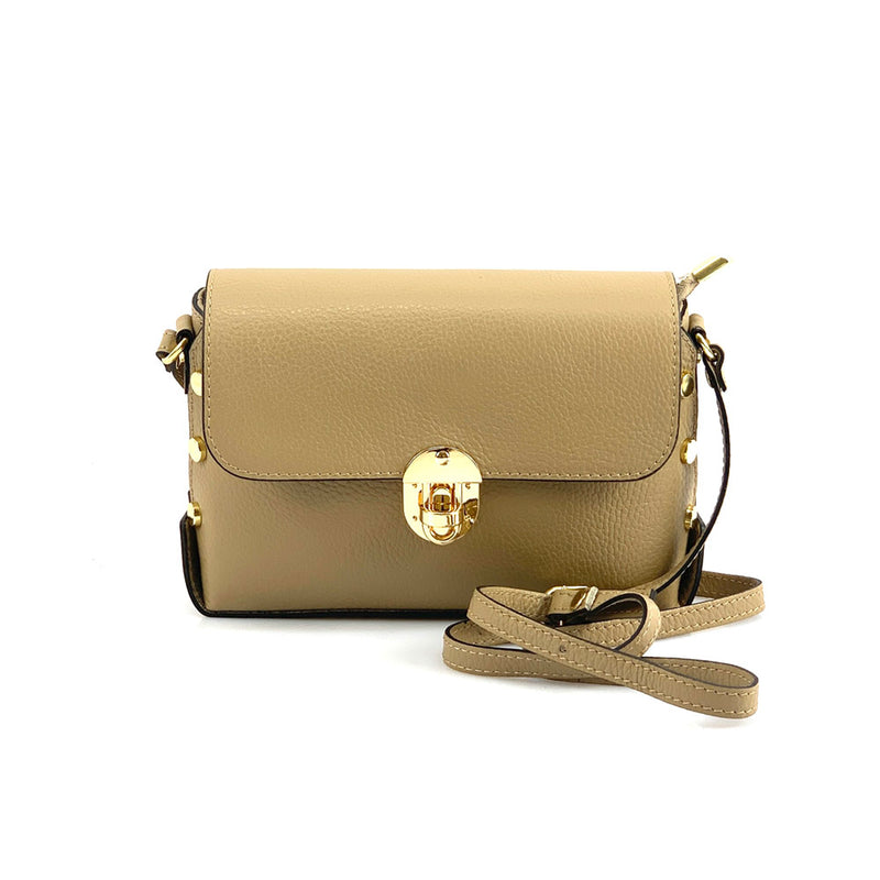 Malak Clutch in smooth calfskin leather-35