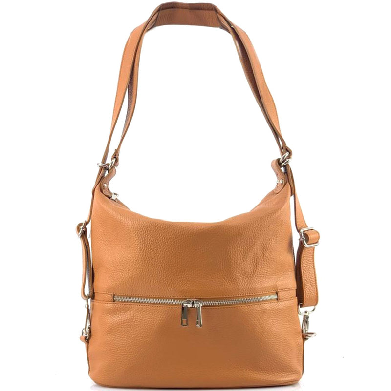 Bougainvillea leather backpack-22