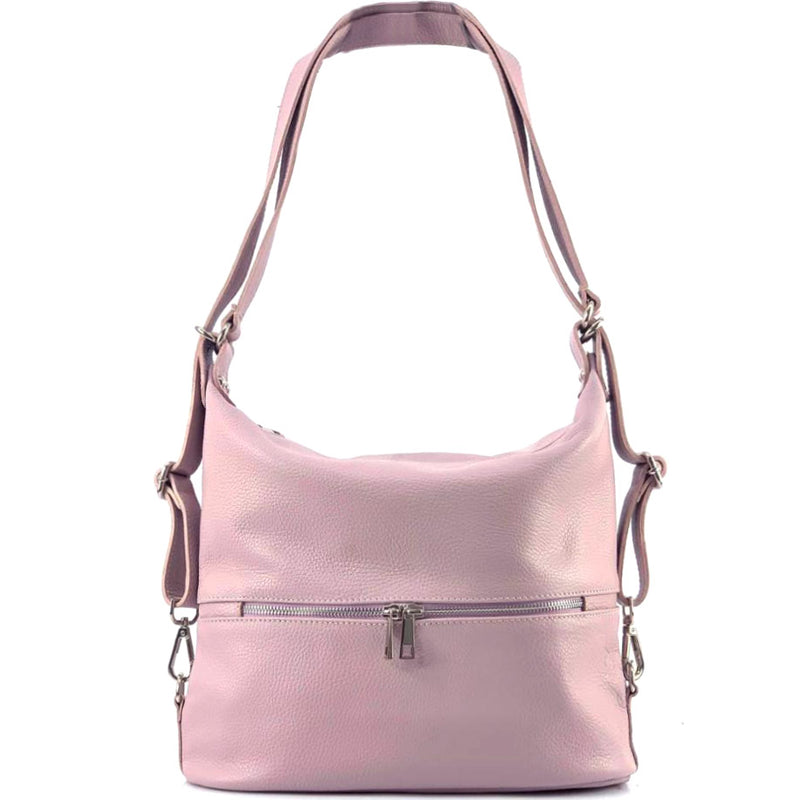 Bougainvillea leather backpack-26