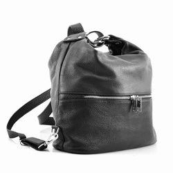 Bougainvillea leather backpack-10