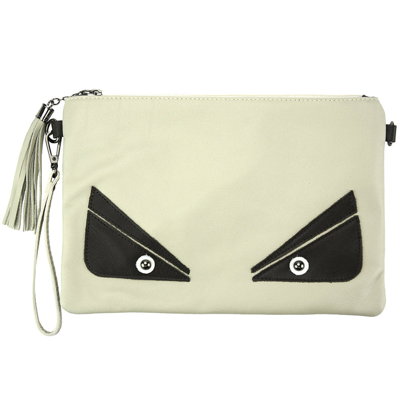 Teodora Clutch in smooth calfskin leather-12