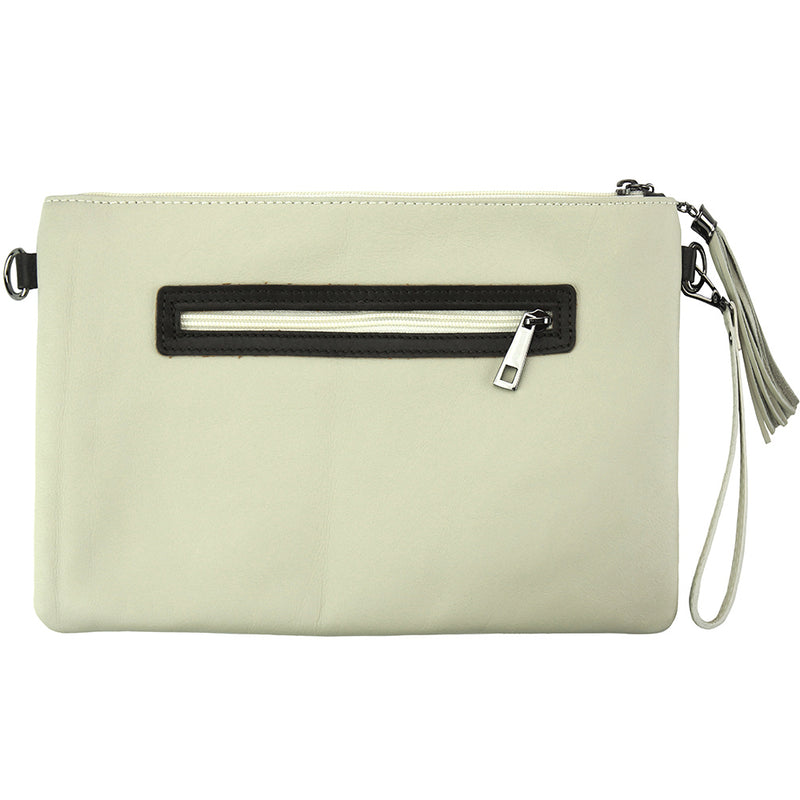Teodora Clutch in smooth calfskin leather-0