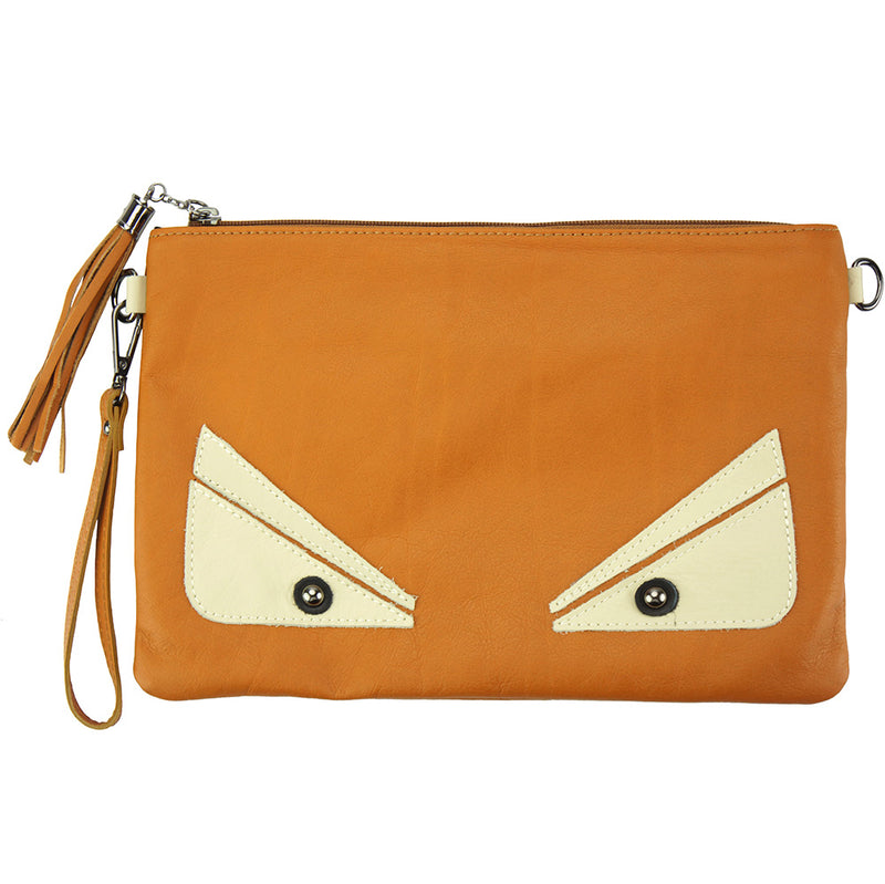 Teodora Clutch in smooth calfskin leather-14