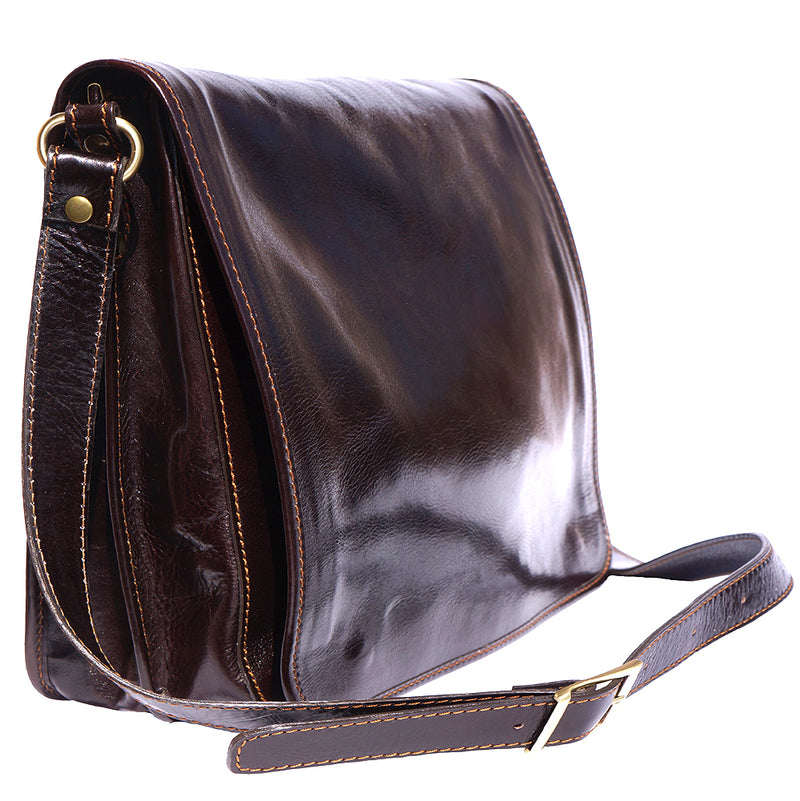 Mirko GM leather Messenger bag-4