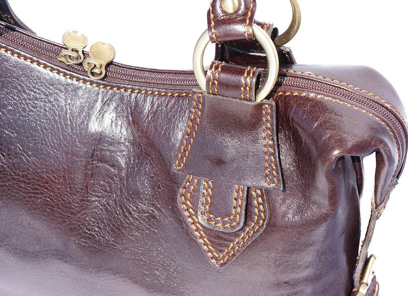 Ornella leather Handbag-8