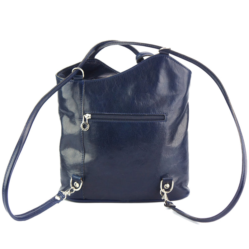 Cloe V leather shoulder bag-14