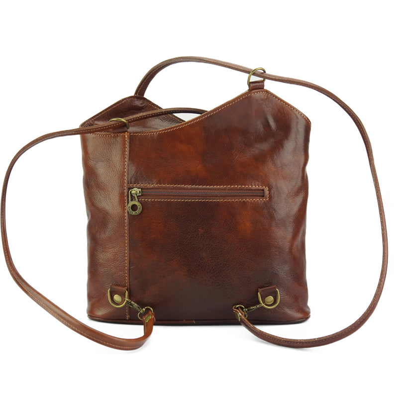 Cloe V leather shoulder bag-26