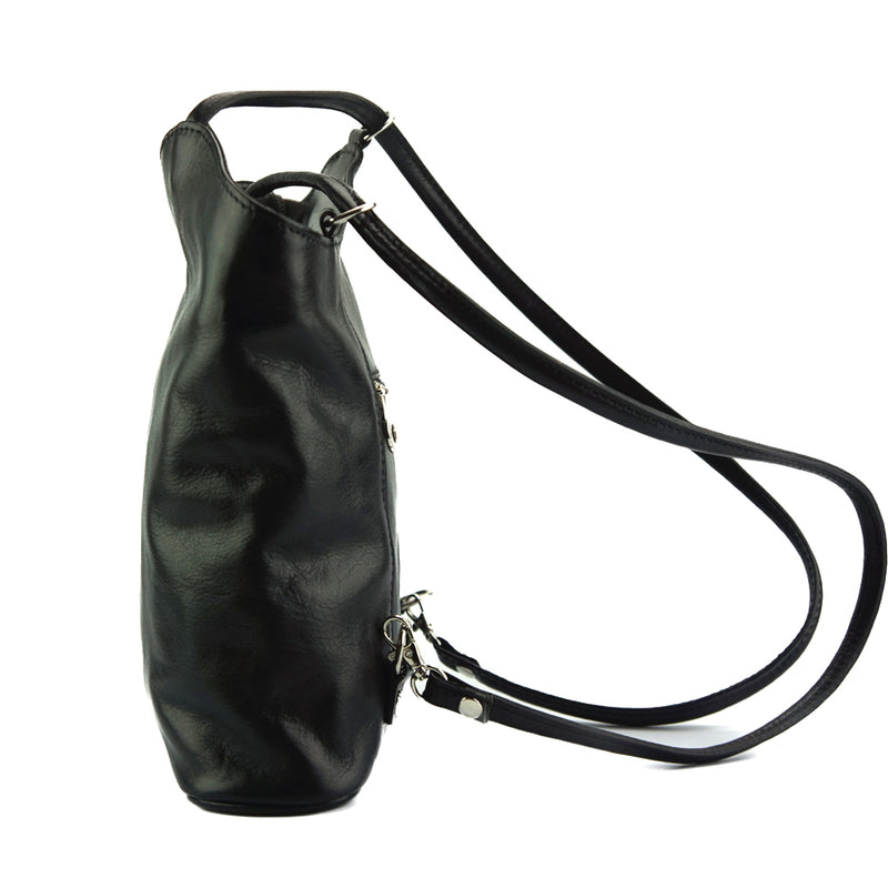 Cloe V leather shoulder bag-5