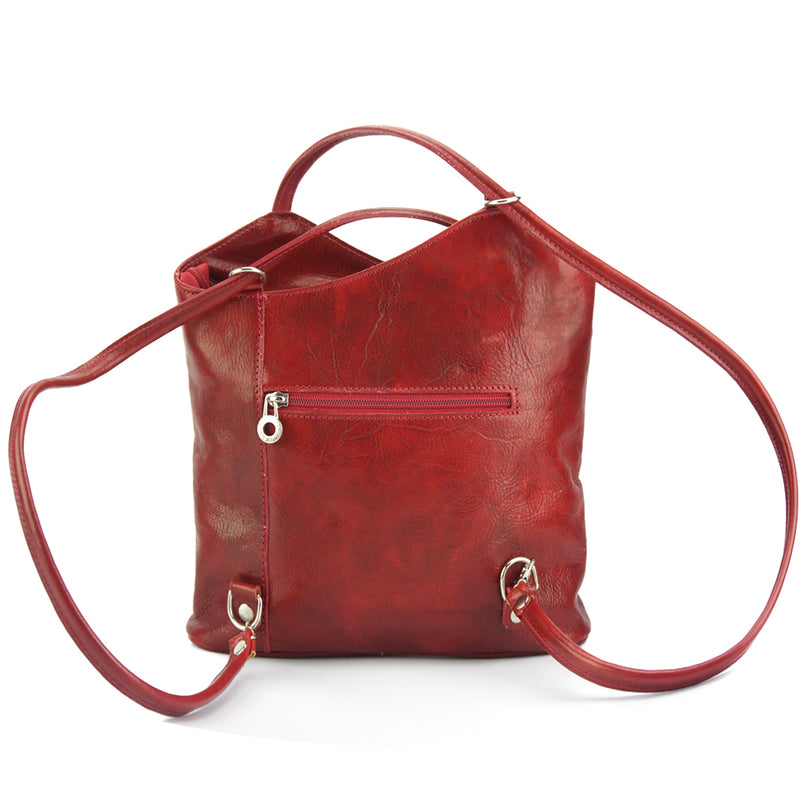Cloe V leather shoulder bag-10