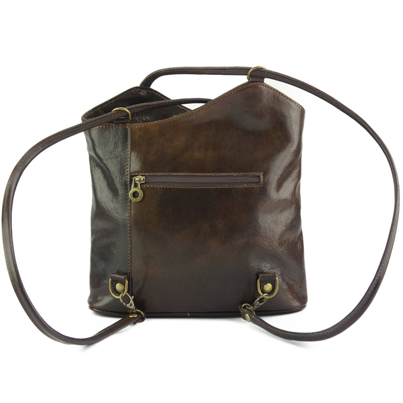 Cloe V leather shoulder bag-30
