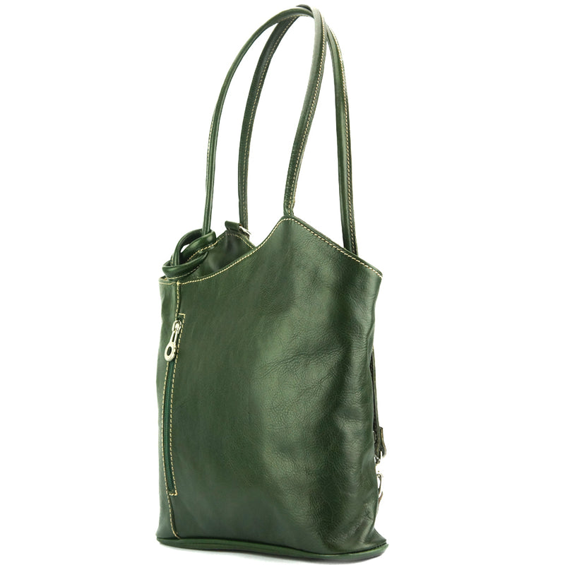 Cloe V leather shoulder bag-20