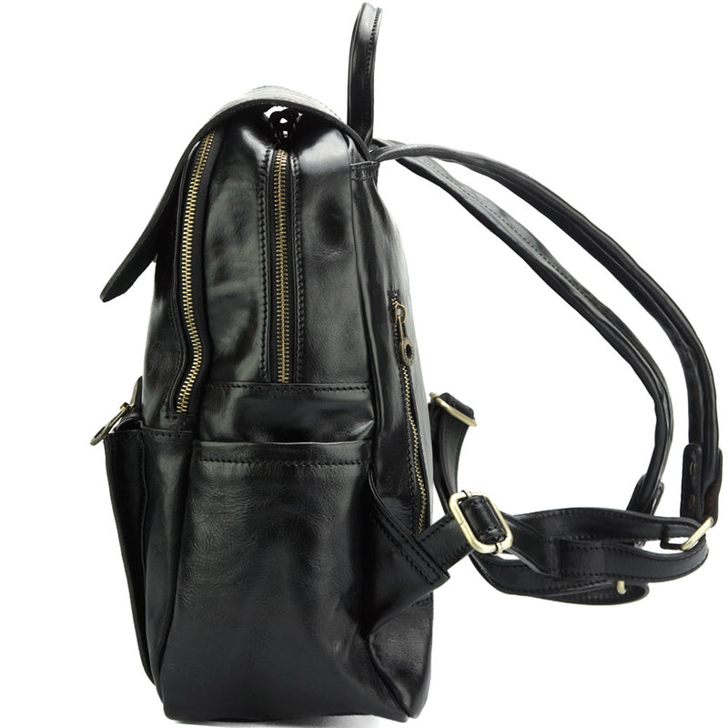 Brittany Backpack in cow leather-9