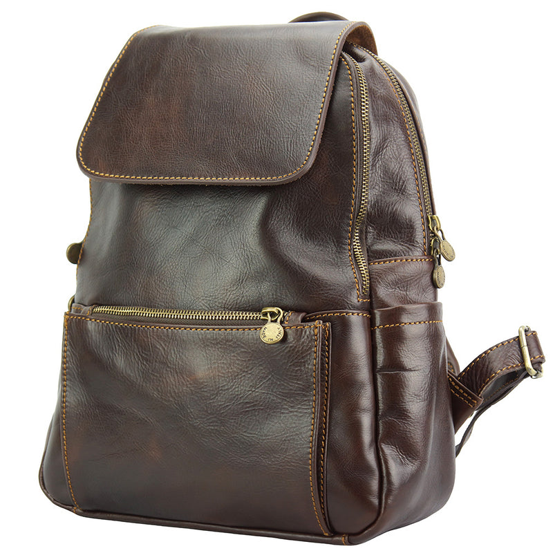 Brittany Backpack in cow leather-16