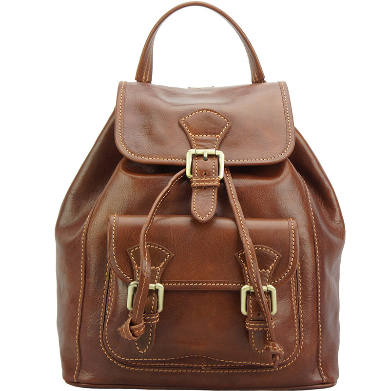 Backpack Tuscany in calfskin leather-21