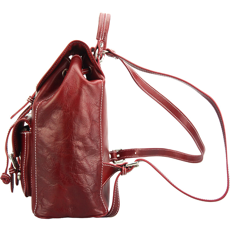 Backpack Tuscany in calfskin leather-13