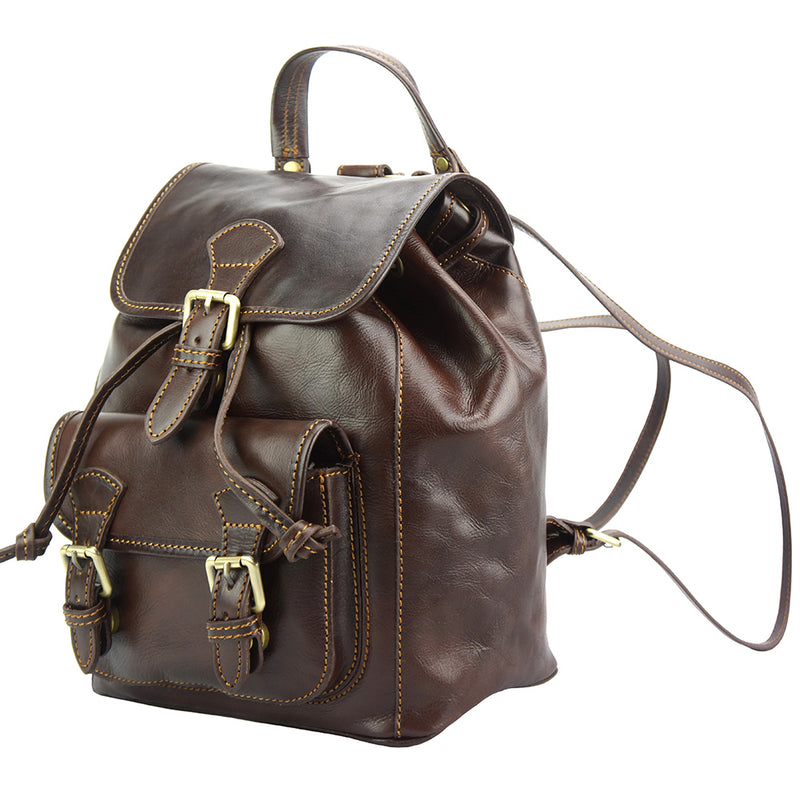 Backpack Tuscany in calfskin leather-16