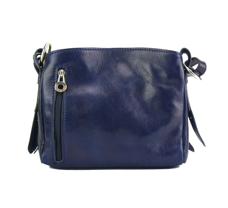 Viviana V leather shoulder bag-24