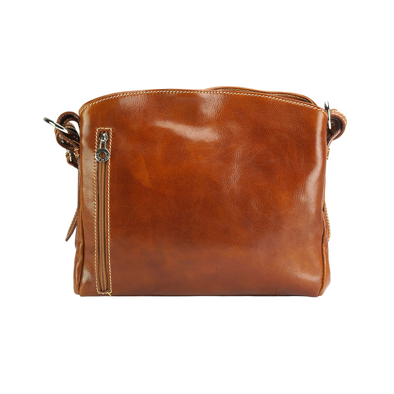 Viviana V leather shoulder bag-25