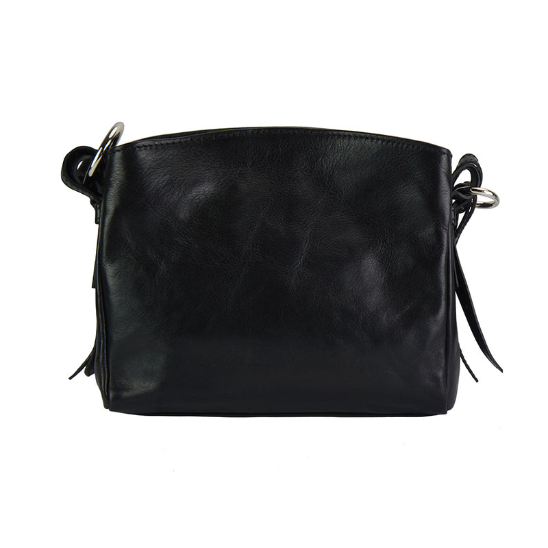 Viviana V leather shoulder bag-4